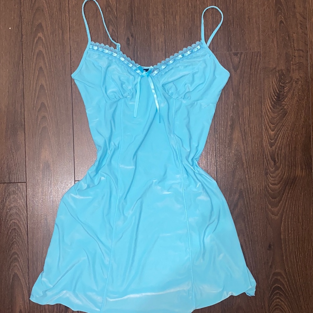 💙Beautiful Blue Vintage Chemise/dress 💙 Size Small